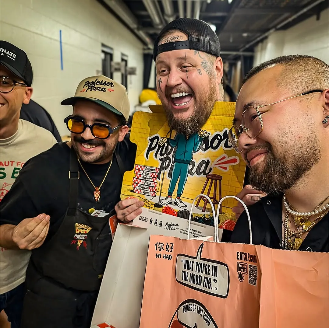 Pizza Bib social sharing moment on Instagram