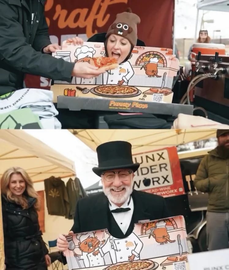 Punxsy Pizza - Pizza Bib customer